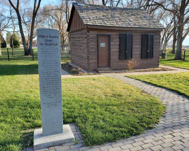 Photograph of the oldest home in Highland Utah taken by Adrienne Bunderson.